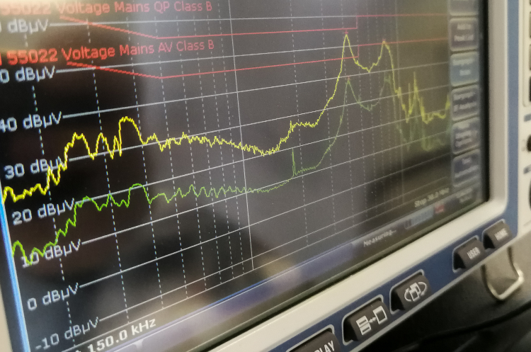 Electromagnetic compatibility EMC testing